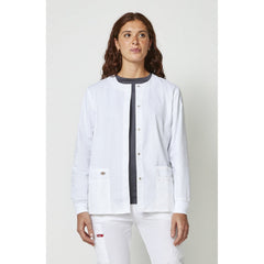 Women's EDS Signature Snap Front Warm-Up Scrub Jacket