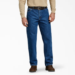 Relaxed Fit Straight Leg Heavyweight Denim Jeans