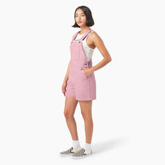 Women's Duck Canvas Bib Shortalls, 4"