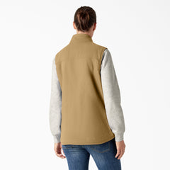Women's Fleece Lined Duck Canvas Vest