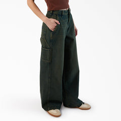 Women's Loose Fit Denim Carpenter Jeans