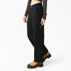 Women's Relaxed Fit Duck Canvas Cargo Pants