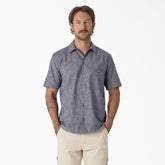 Dickies 1922 Short Sleeve Striped Chambray Shirt