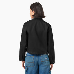 Women's Unlined Cropped Eisenhower Jacket