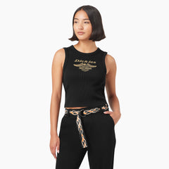 Dickies x Harley-Davidson Women's Racerback Cropped Eagle Tank Top