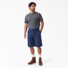 Plaid Work Shorts, 11"