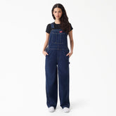 Women's Loose Denim Bib
