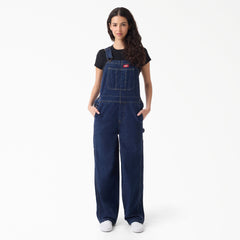 Women's Loose Denim Bib