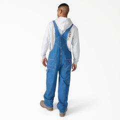 Loose Denim Bib Overalls