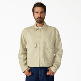 Hemp Twill Trucker Jacket