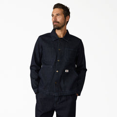 Selvedge Herringbone Barn Denim Jacket