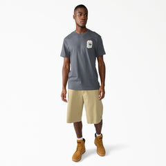 Worn In Loose Work Shorts, 13"