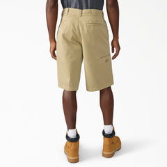Worn In Loose Work Shorts, 13"