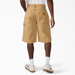 Worn In Relaxed Carpenter Duck Shorts, 13"