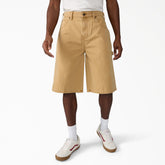 Worn In Relaxed Carpenter Duck Shorts, 13"