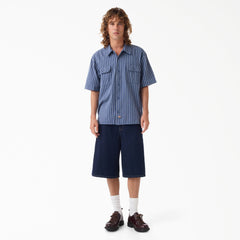 Worn In Striped Work Shirt
