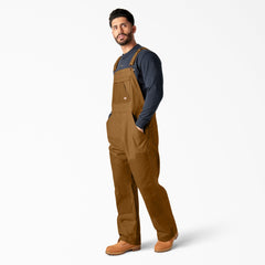 Waxed Canvas Double Front Bib Overalls