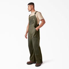 Waxed Canvas Double Front Bib Overalls