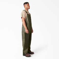 Waxed Canvas Double Front Bib Overalls