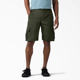 FLEX Relaxed Fit Duck Cargo Shorts, 11"