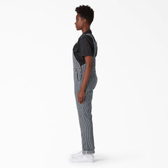 Women's Hickory Stripe Double Knee Bib Overalls