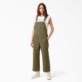 Women's Cropped Carpenter Bib Overalls