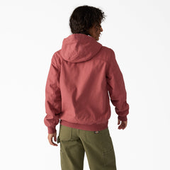 Women's Fleece Lined Duck Canvas Jacket