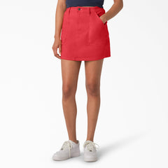 Women's High Waisted Carpenter Skirt