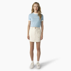 Women's High Waisted Carpenter Skirt