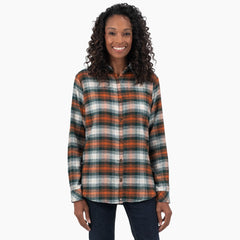 Women's Plaid Flannel Long Sleeve Shirt