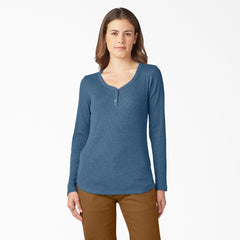 Women's Henley Long Sleeve Shirt