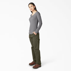 Women's Henley Long Sleeve Shirt
