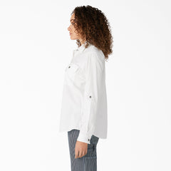 Women's Long Sleeve Roll-Tab Work Shirt