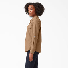 Women's Long Sleeve Roll-Tab Work Shirt