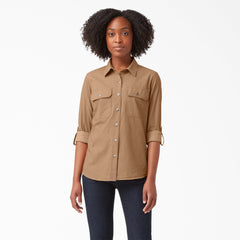 Women's Long Sleeve Roll-Tab Work Shirt