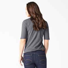 Women's Short Sleeve Henley Shirt