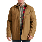 Plaid Lined Shirt Jacket