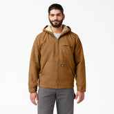 Duck High Pile Fleece Lined Hooded Jacket