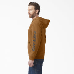 Water Repellent Sleeve Logo Hoodie