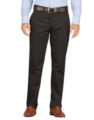 Slim Fit Tapered Leg Flat Front Khaki Pants