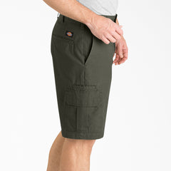 Relaxed Fit Ripstop Cargo Shorts, 11"