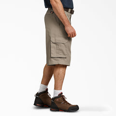 FLEX Loose Fit Cargo Work Shorts, 13"