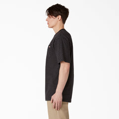 Regular Fit Striped Pocket T-Shirt