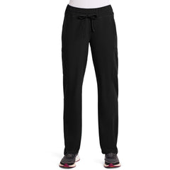 Women's Dynamix Mid Rise Straight Leg Drawstring Scrub Pant