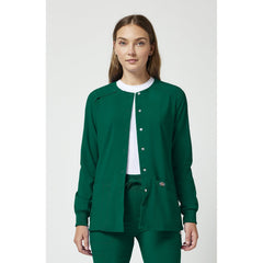 Women's EDS Essentials Snap Front Warm-Up Scrub Jacket