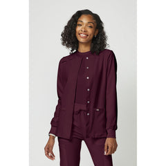 Women's EDS Essentials Snap Front Warm-Up Scrub Jacket