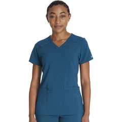 Women's EDS Essentials Mock Wrap Scrub Top
