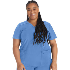 Women's EDS Essentials Mock Wrap Scrub Top