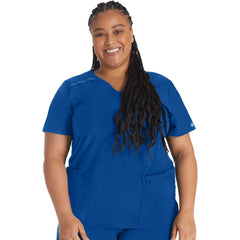 Women's EDS Essentials Mock Wrap Scrub Top