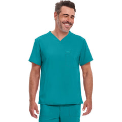 Men's EDS Essentials Tuckable V-Neck Scrub Top